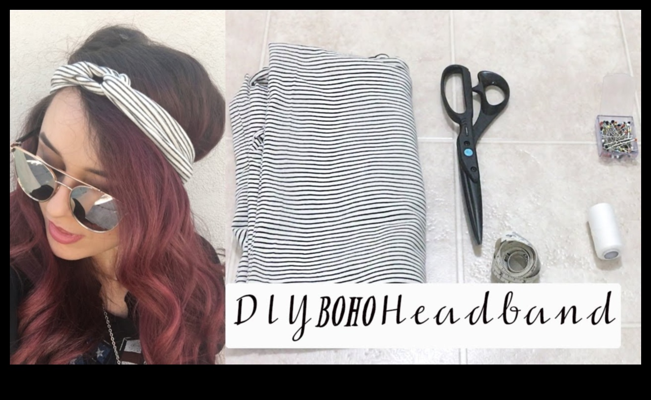 Boho Headbands: Serbest ruhlu saç modelleri için DIY aksesuarları