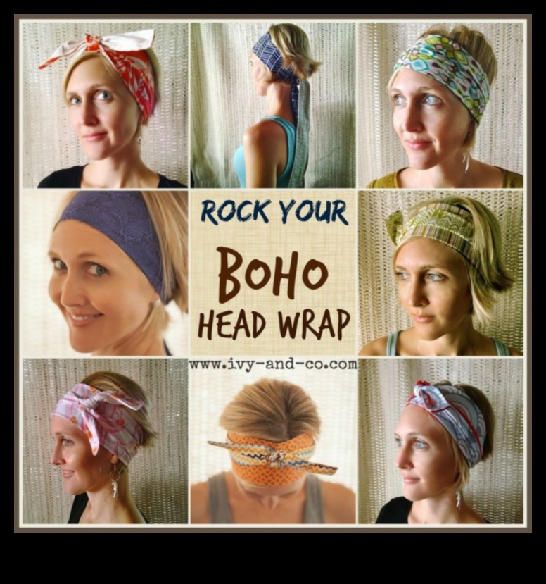 Boho Headbands: Serbest ruhlu saç modelleri için DIY aksesuarları